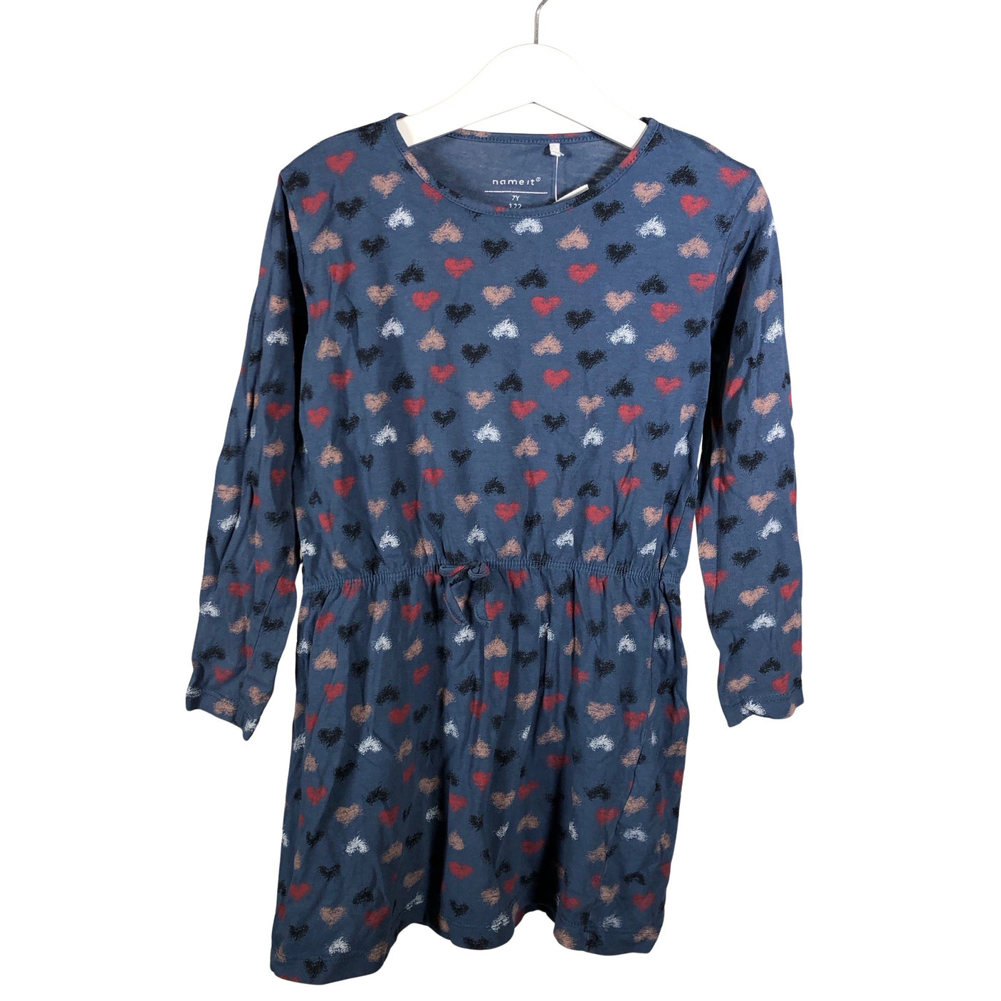 Unisex Name It - Tricot dress, size 116 - 122 - Blue (1)