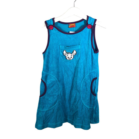 Unisex Lindex - Tricot dress, size 110 - 116 - Blue ()
