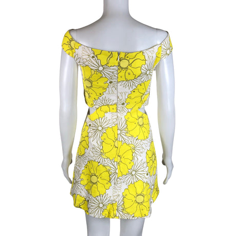 Unisex Topshop - Party dress, size 34 - Yellow (2)