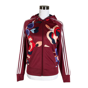Unisex Adidas - Track jacket, size 36 - Wine red (1)