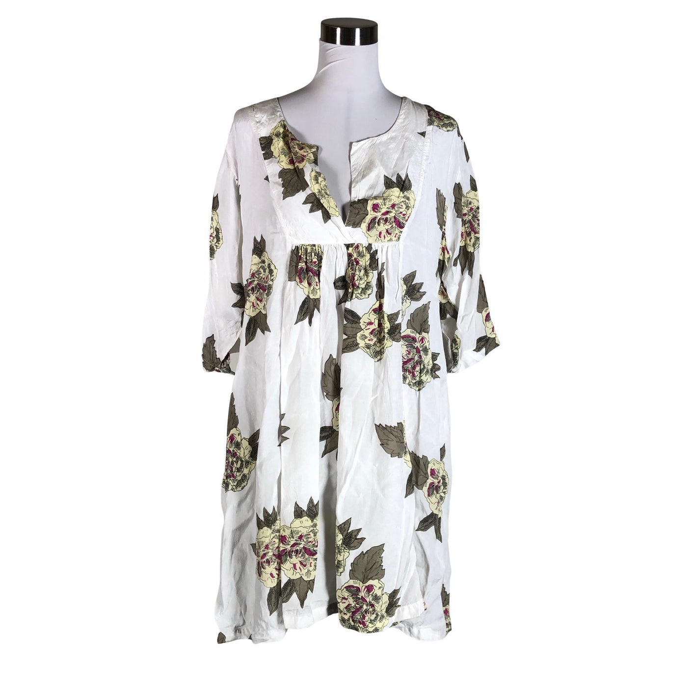Unisex The Masai - Schiffon dress, size 40 - White (1)