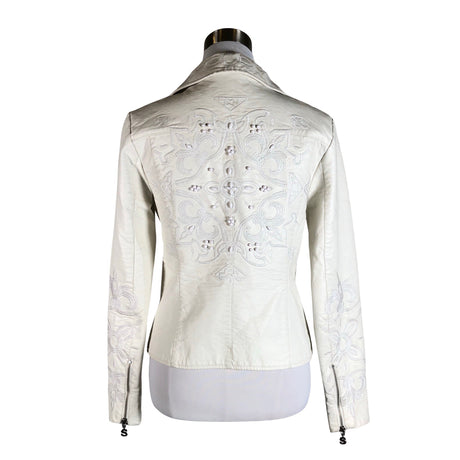 Unisex Desigual - Leather jacket, size 38 - White (2)