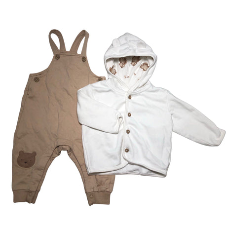 Unisex Newbie - Hoodie, size 62 - 68 - Brown ()