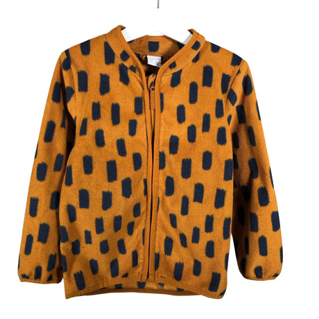 Unisex Lindex - Fleece jacket, size 110 - 116 - Brown ()