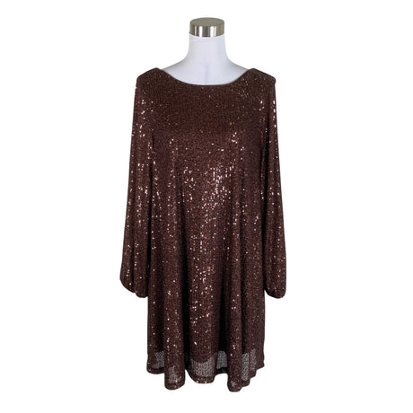 Unisex Ichi - Party dress, size 40 - Brown ()