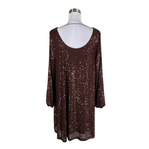 Unisex Ichi - Party dress, size 40 - Brown (2)