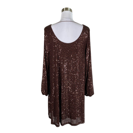 Unisex Ichi - Party dress, size 40 - Brown (2)