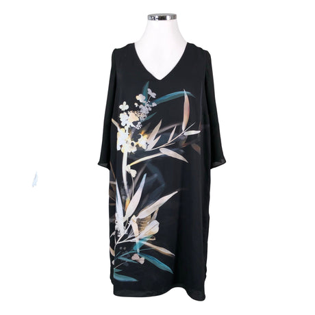 Unisex Live Unlimited - Schiffon dress, size 46 - Black ()