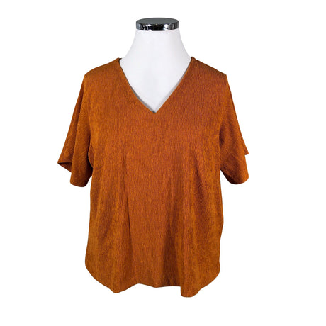 Unisex NOSH - Short-sleeved blouse, size 46 - Orange ()