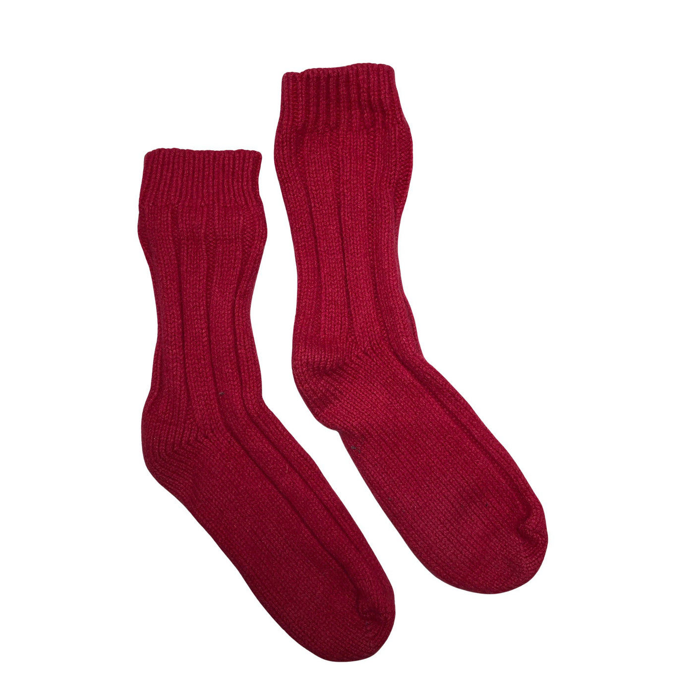 Unisex Handmade - Wool socks, size 34 - Pink (1)