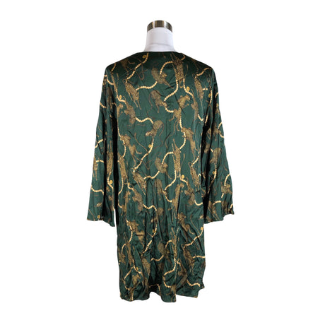 Unisex Uhana Design - Schiffon dress, size 38 - Green (2)