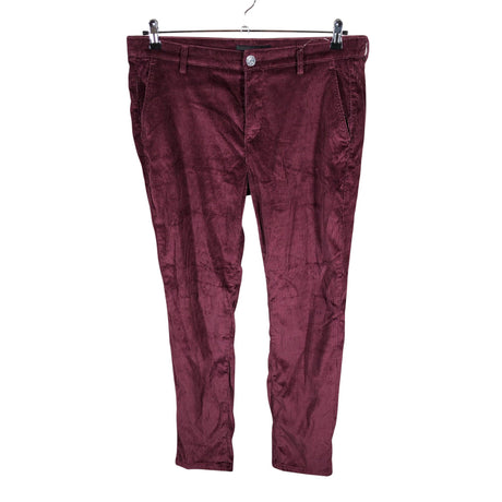 Unisex MAC - Velvet pants, size 42 - Wine red ()