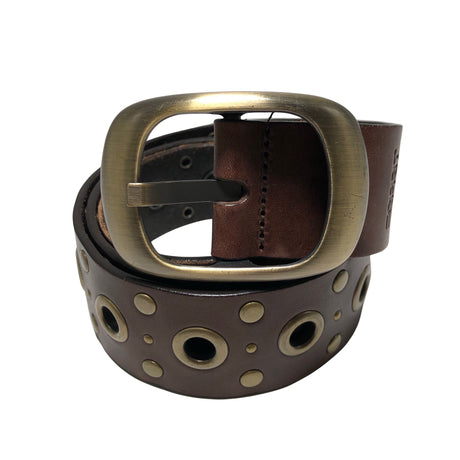 Unisex Esprit - Leather belt, size No size - Brown ()