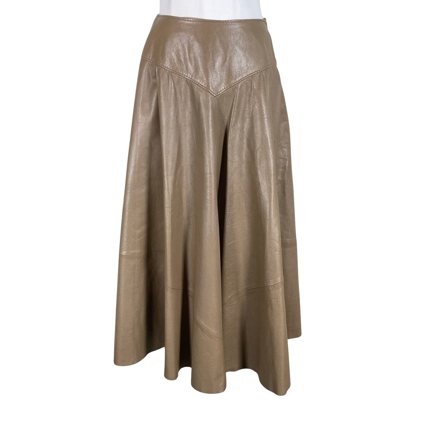 Unisex Handmade - Leather skirt, size 36 - Brown (1)