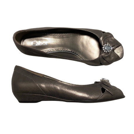 Unisex Gabor - Festive ballerinas, size 38 - Brown ()