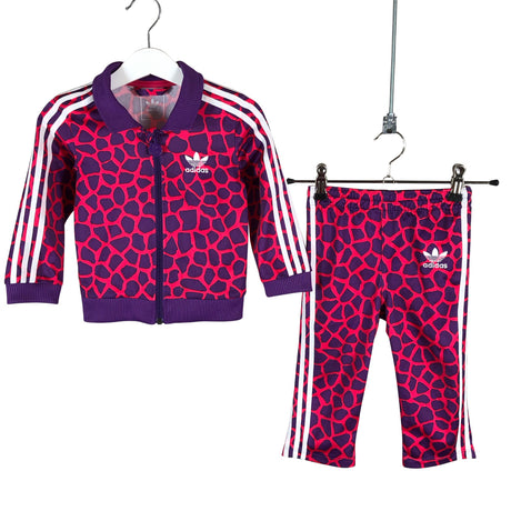 Unisex Adidas - Sports suit, size 80 - 86 - Violet ()