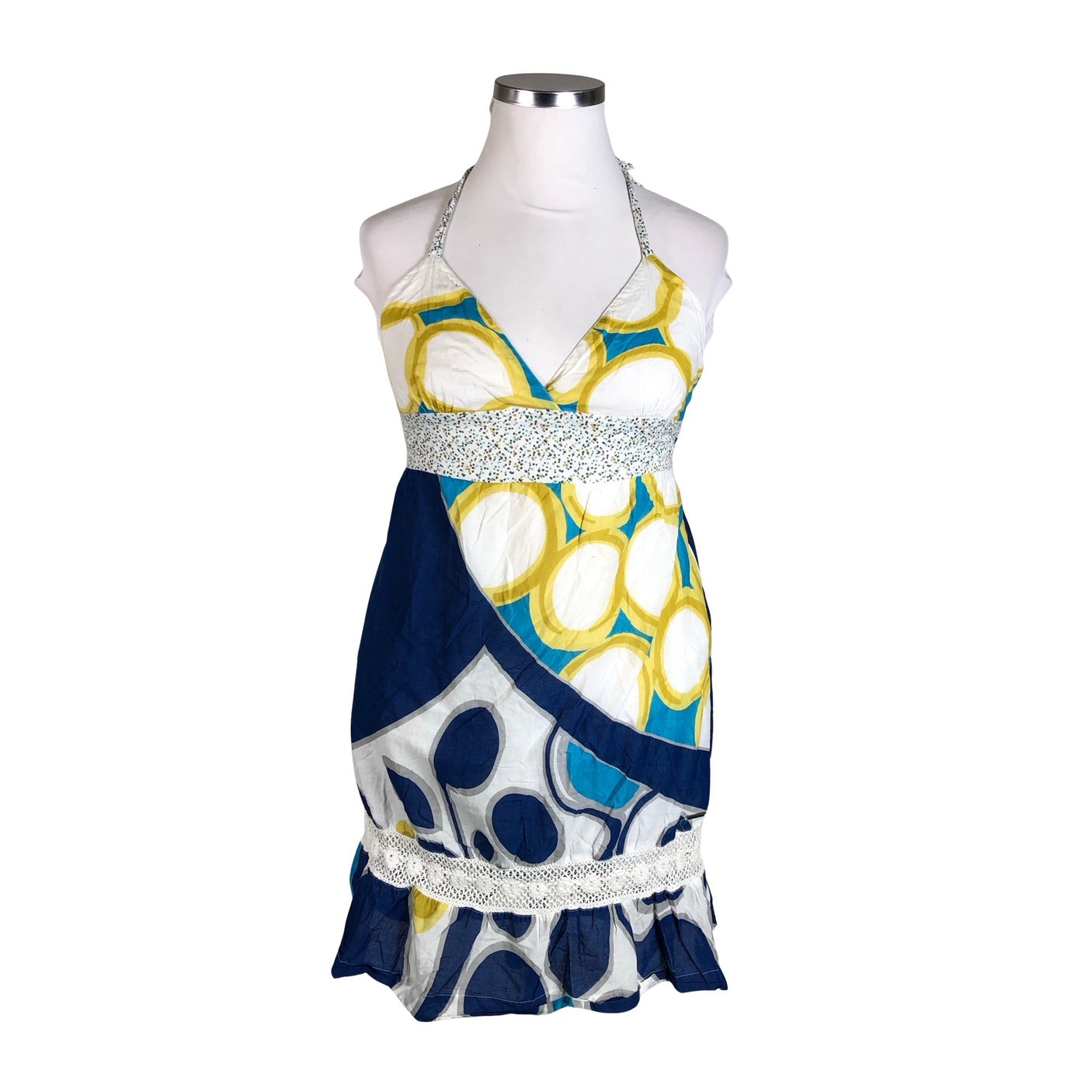 Unisex Roxy - Schiffon dress, size 42 - Blue (1)