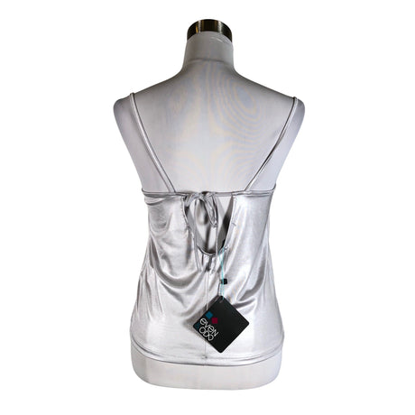 Unisex Even&Odd - Tricot tank top, size 36 - Silver (2)