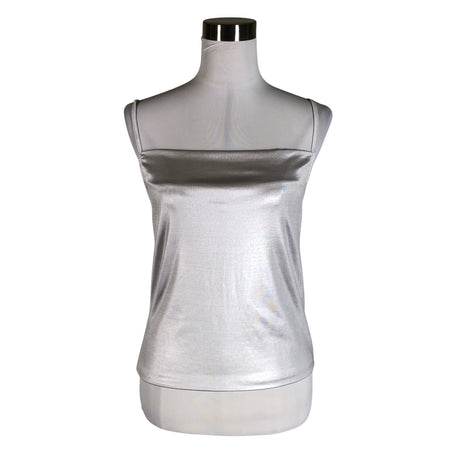 Unisex Even&Odd - Tricot tank top, size 36 - Silver ()