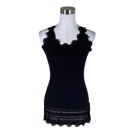 Unisex Rosemunde - Tricot tank top, size 38 - Black ()