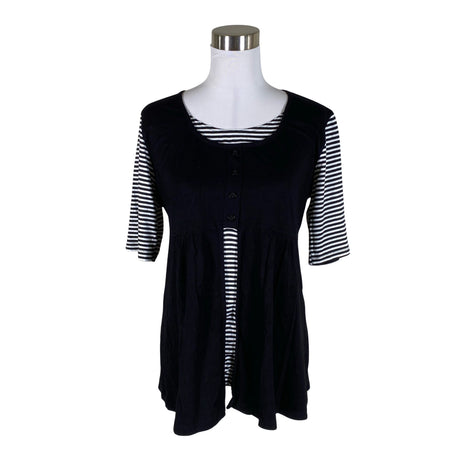 Unisex Voglia - Tricot tunic, size 38 - Black ()