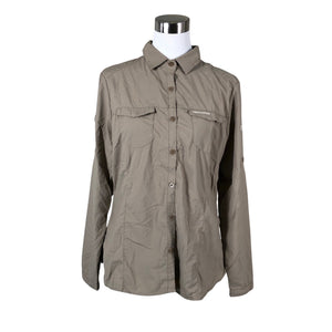 Unisex Craghoppers - Sports shirt, long sleeve, size 40 - Brown (1)