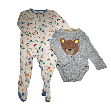 Unisex Next - Romper, size 80 - 86 - Natural white ()
