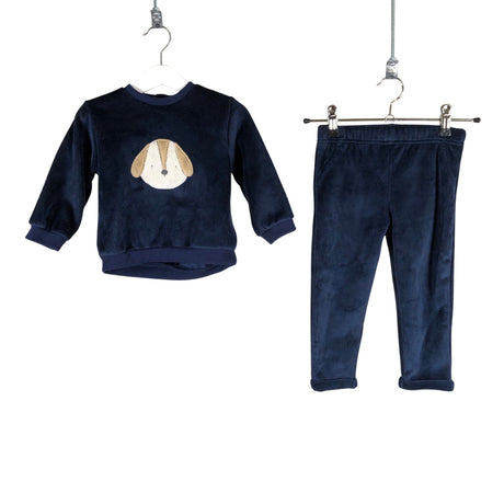 Unisex TEX - Sweatshirt and pants set, size 86 - 92 - Blue ()