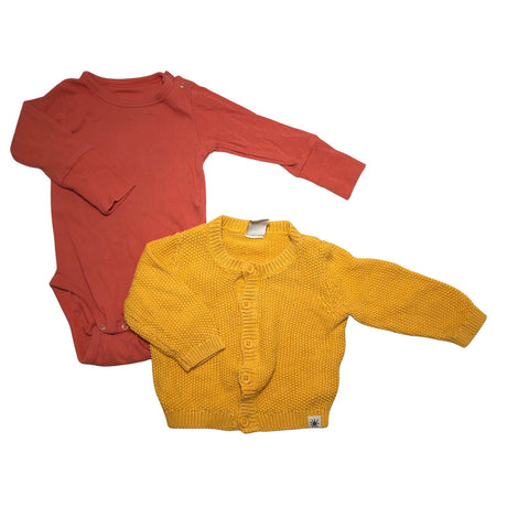 Unisex Lindex - Cardigan, size 68 - 74 - Yellow ()
