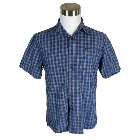 Unisex Wrangler - Collared shirt, size M - Blue ()