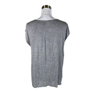 Unisex Cream - Short-sleeved blouse, size 40 - Gray (2)