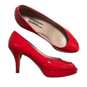Unisex Guglielmo Rotta - Open toe high heel shoes, size 38 - Red (1)