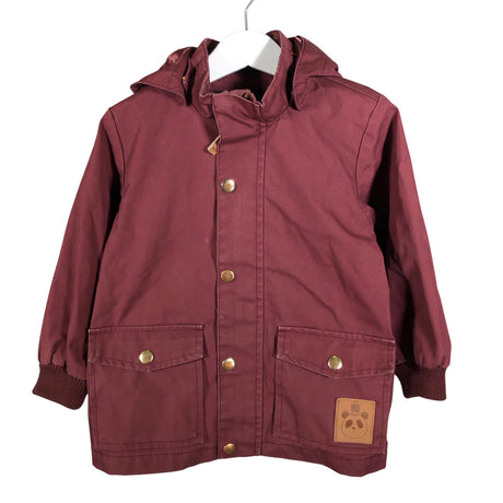 Unisex Mini Rodini - Spring/Fall jacket, size 92 - 98 - Wine red ()