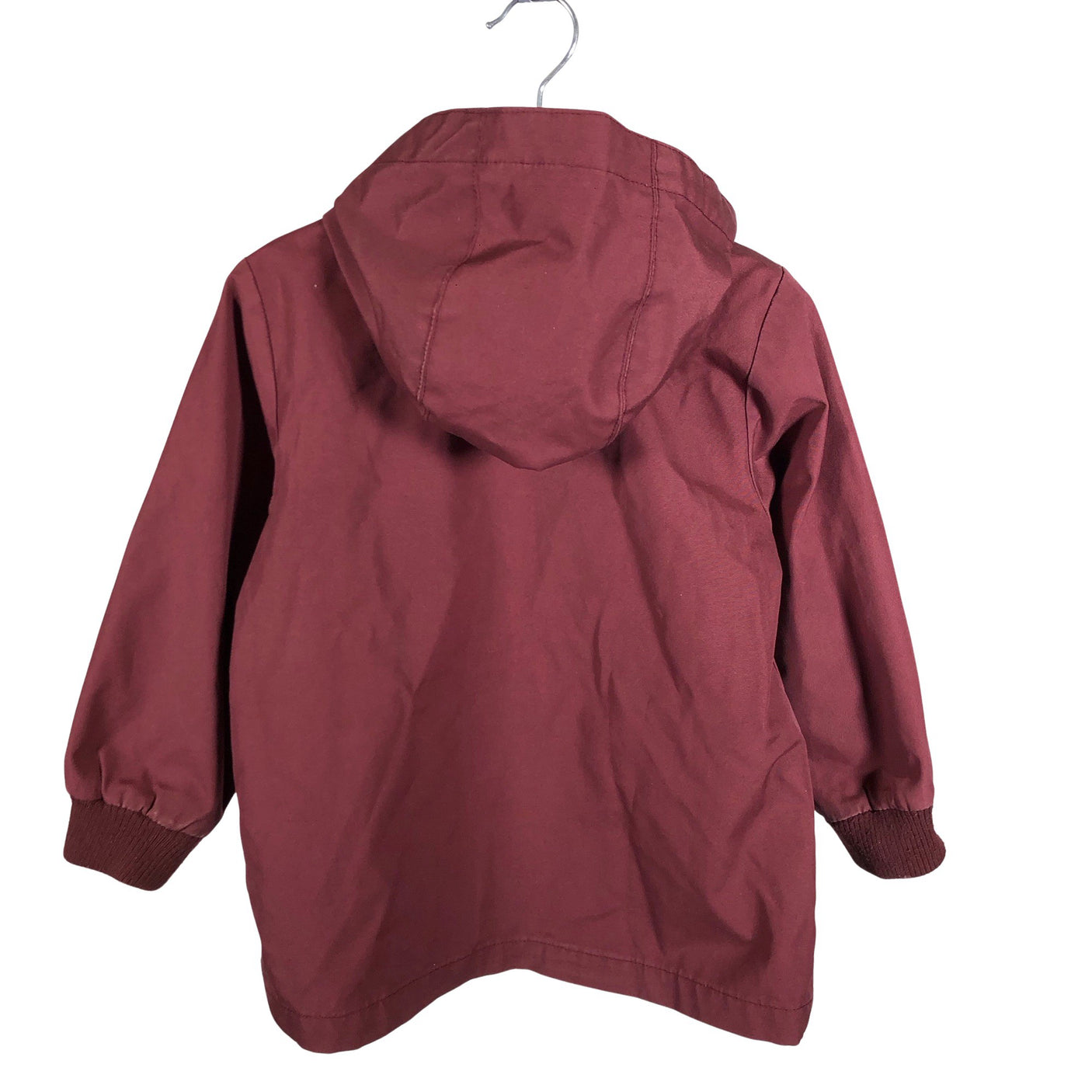 Unisex Mini Rodini - Spring/Fall jacket, size 92 - 98 - Wine red (2)