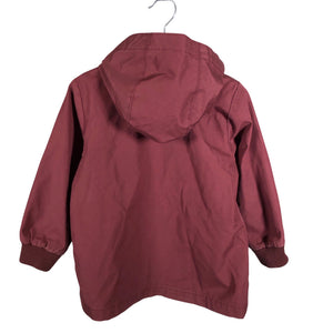 Unisex Mini Rodini - Spring/Fall jacket, size 92 - 98 - Wine red (2)