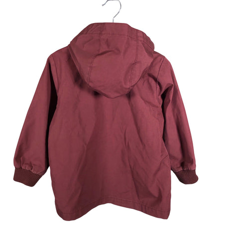 Unisex Mini Rodini - Spring/Fall jacket, size 92 - 98 - Wine red (2)