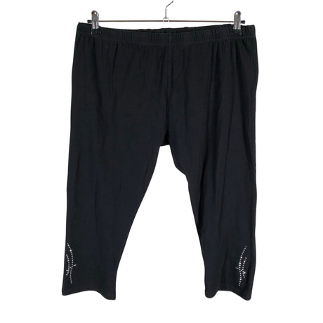 Unisex Fashion Highlight - Tricot capri pants, size 50 - Black ()