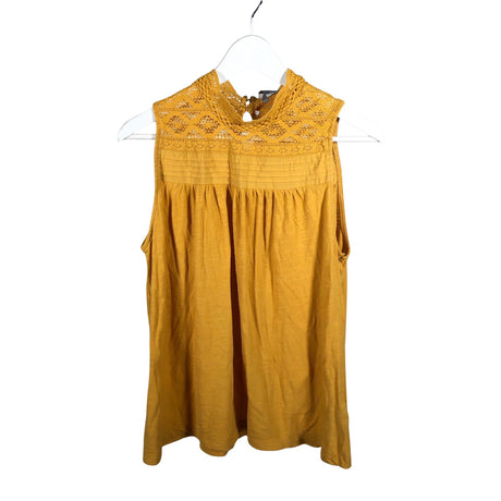 Unisex Lindex - Tricot tank top, size 38 - Yellow ()