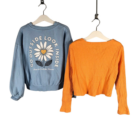 Unisex Lindex - Sweatshirt, size 122 - 128 - Light blue (2)