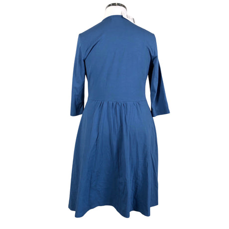 Unisex Handmade - Tricot dress, size 42 - Blue (2)