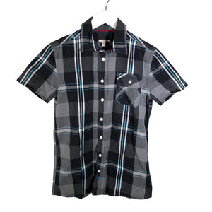 Unisex Esprit - Collared shirt, size 158 - 164 - Gray (1)
