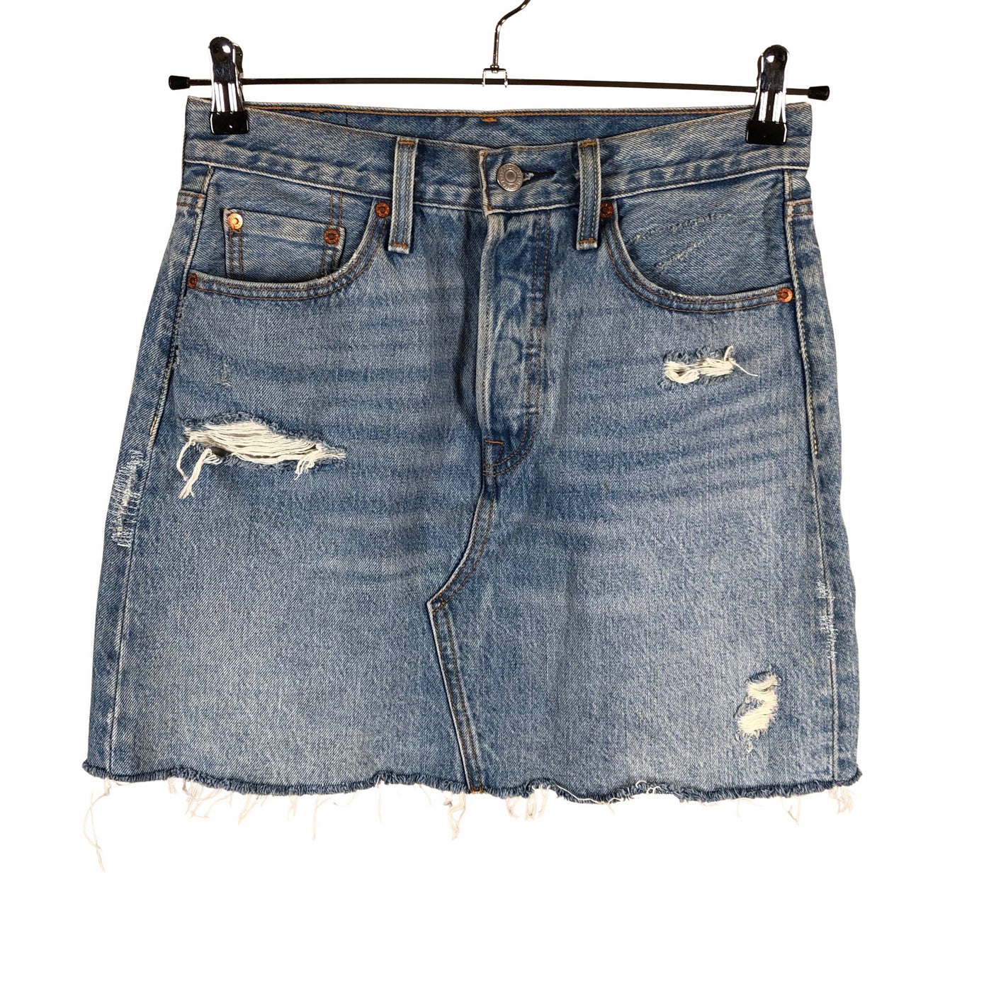 Unisex Levi's - Denim skirt, size W28 - Light blue (1)