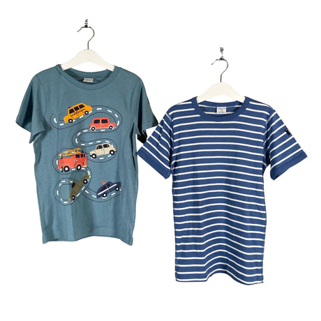 Unisex Polarn O. Pyret - T-shirt, size 128 - 134 - Blue ()