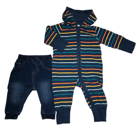 Unisex Polarn O. Pyret - Overalls, size 56 - 62 - Blue ()