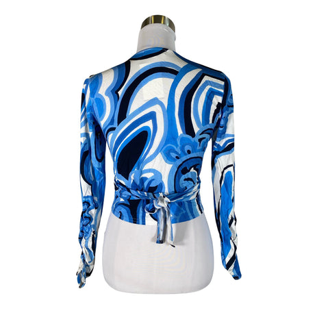 Unisex Andiata - Tricot shirt, size 38 - Blue (2)