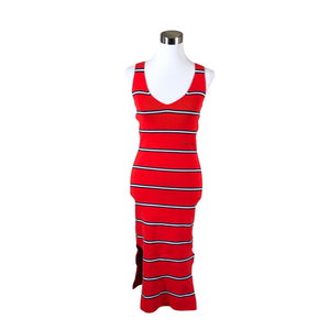 Unisex Tommy Jeans (Tommy Hilfiger) - Knit dress, size 36 - Red (1)
