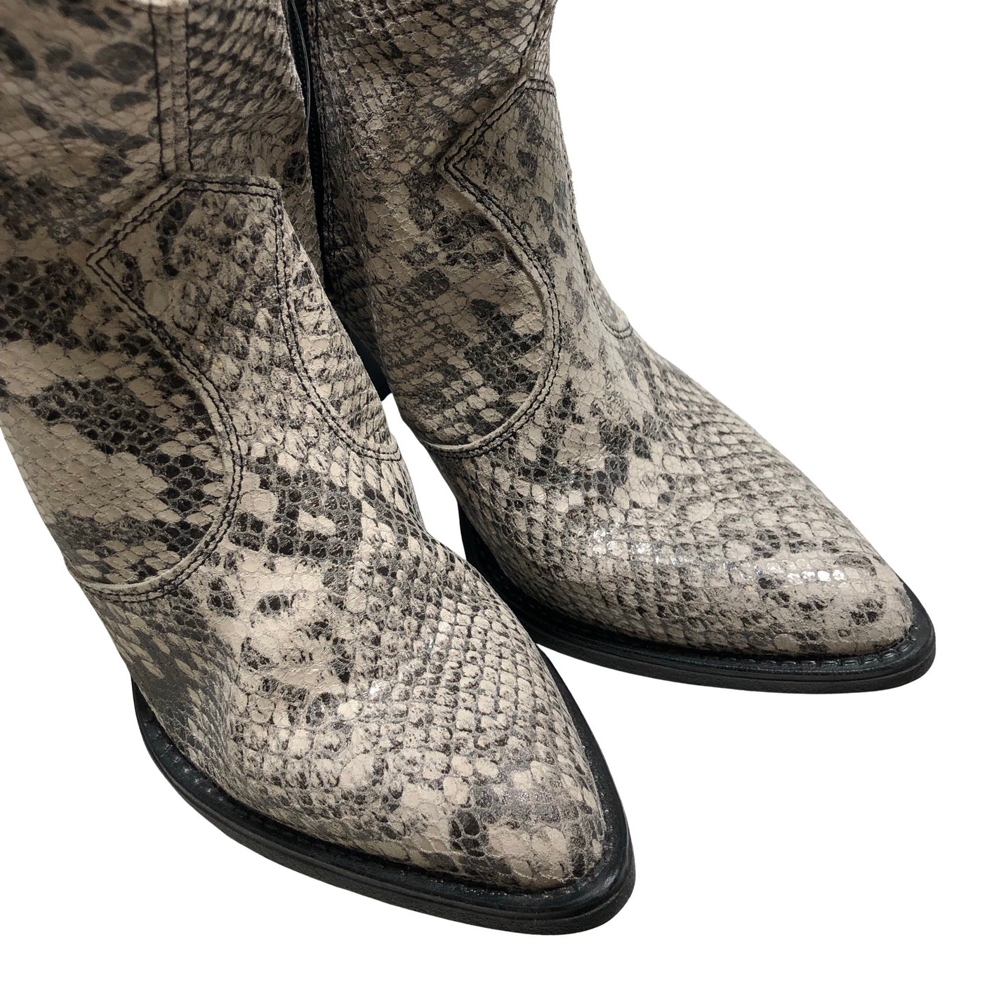 Unisex Aimy - Cowboy boots, size 40 - Gray (2)