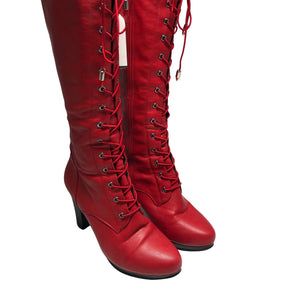 Unisex Fuzz - Boots, size 40 - Red (3)