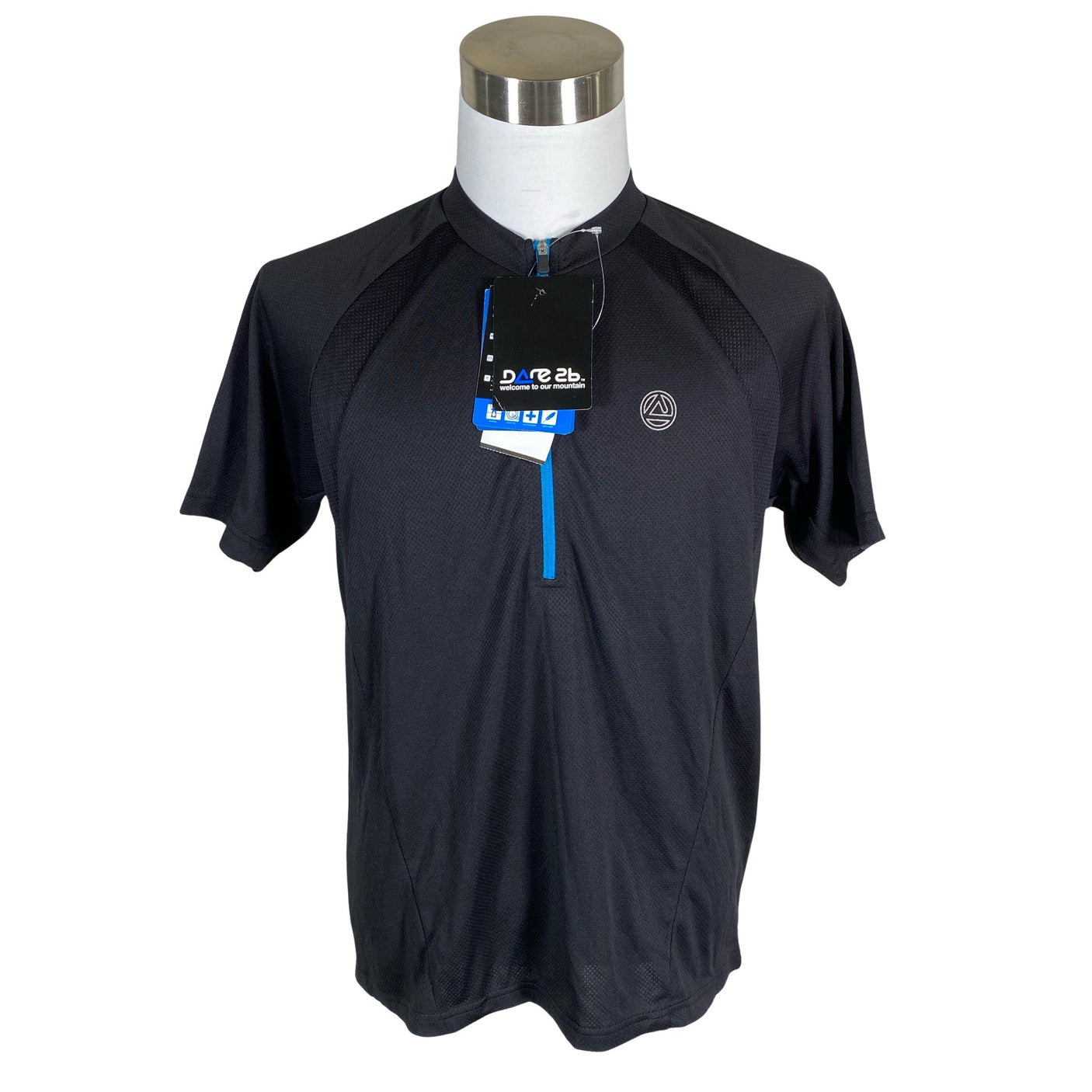 Unisex Dare 2b - Sports shirt, short sleeve, size XL - Black (1)