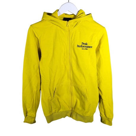 Unisex Peak Performance - Hoodie, size 164 - 170 - Yellow ()